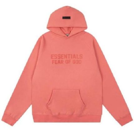 Fear of God Essentials Red Hoodie
